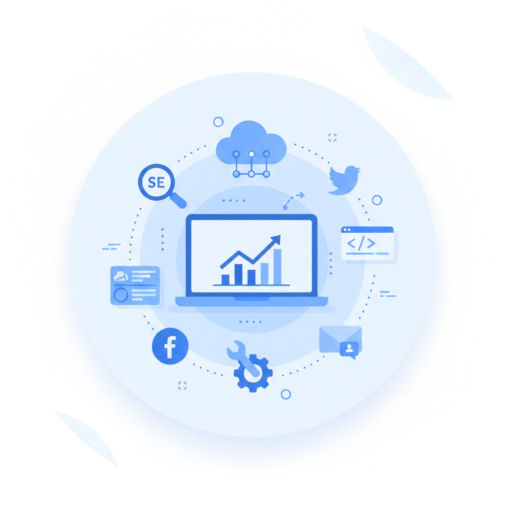 Digital Marketing Illustration